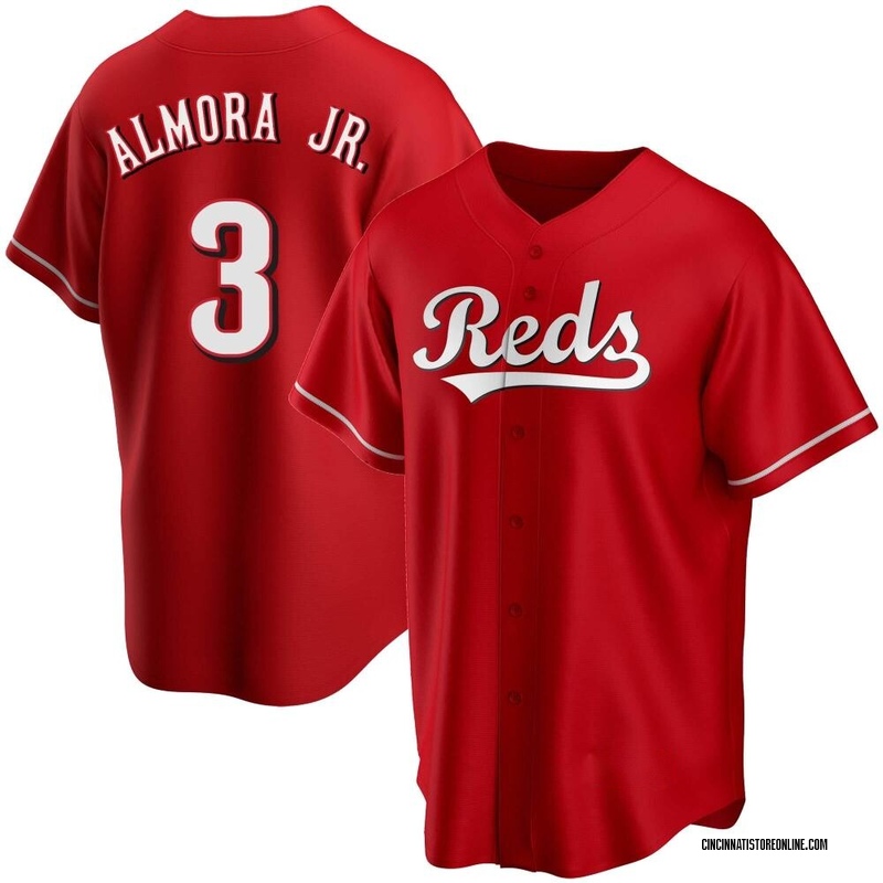 Albert Almora Jr. Men's Cincinnati Reds Alternate Jersey - Red