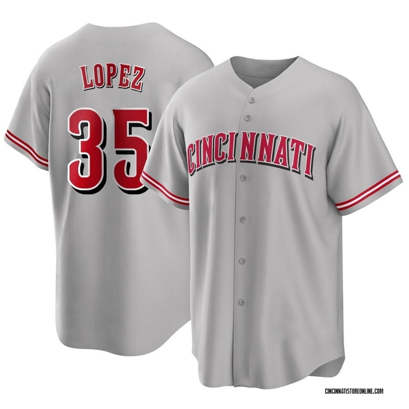 Alejo Lopez Women's Cincinnati Reds Home Jersey - White Authentic