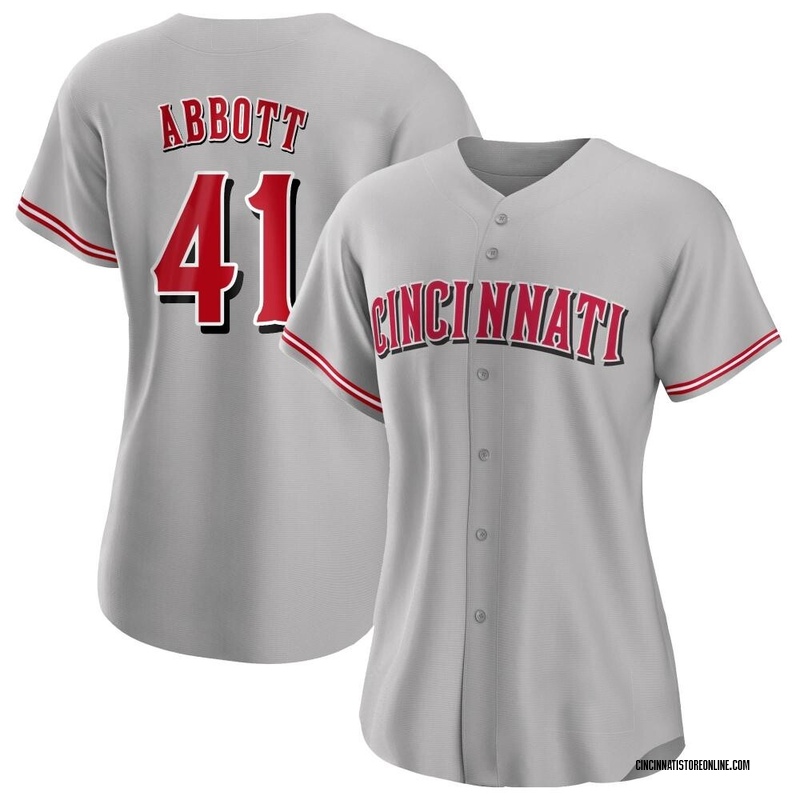 Men's Cincinnati Reds Nike Gray Road Custom Replica Jersey