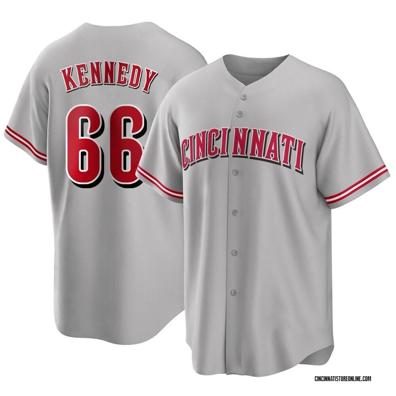 Brett Kennedy Men's Cincinnati Reds Road Jersey - Gray Replica