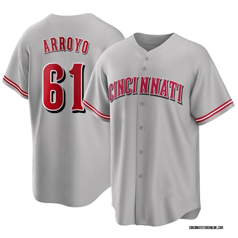 Bronson Arroyo Youth Cincinnati Reds Home Cooperstown Collection Jersey -  White Replica
