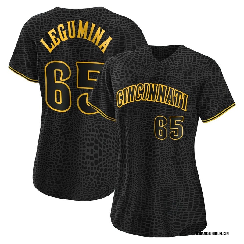 Casey Legumina Women's Cincinnati Reds Snake Skin City Jersey