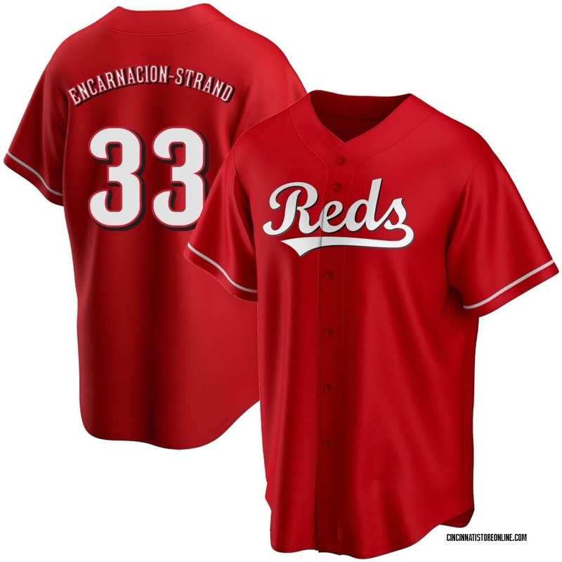 Christian Encarnacion-Strand Men's Cincinnati Reds Home Jersey