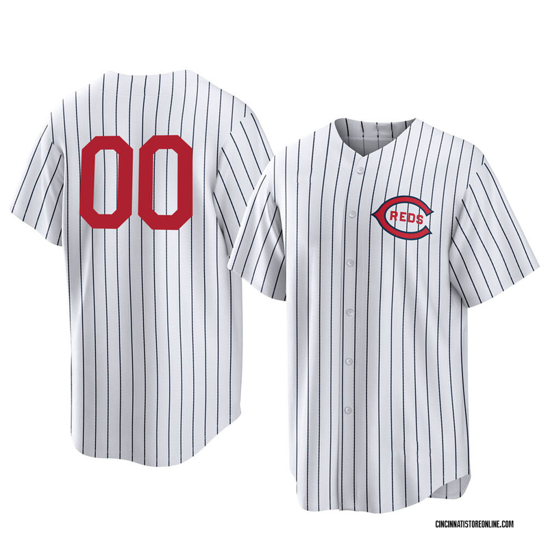 Cincinnati Reds Custom Name Number Flexbase Baseball Jersey White