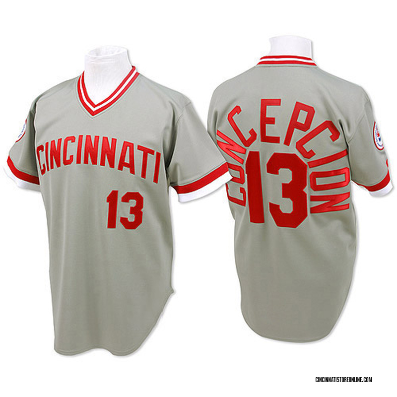 Dave Concepcion Cincinnati Reds Throwback Road Jersey – Best Sports Jerseys