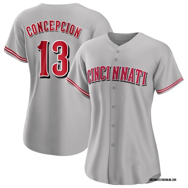 Women's Dave Concepcion Cincinnati Reds Replica Green Salute to