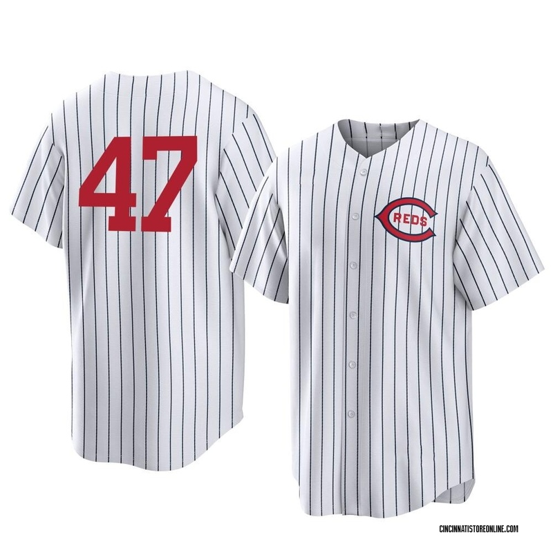 Men's Cincinnati Reds Nike White Home Cooperstown Collection Team Jersey