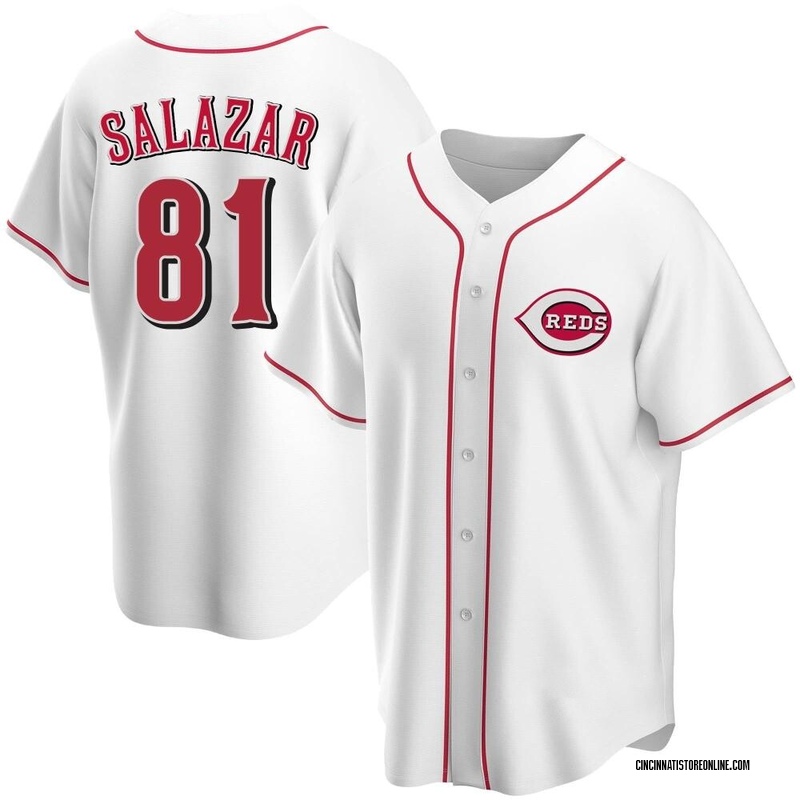 Eduardo Salazar Youth Cincinnati Reds 2023 City Connect Jersey - Black  Replica