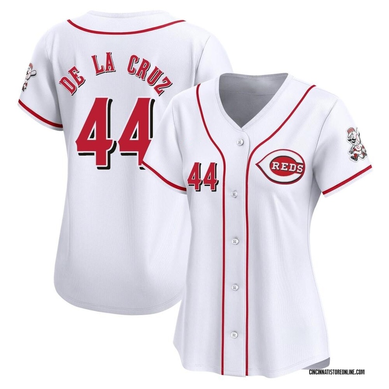 Elly De La Cruz Women's Cincinnati Reds Home Jersey - White Limited