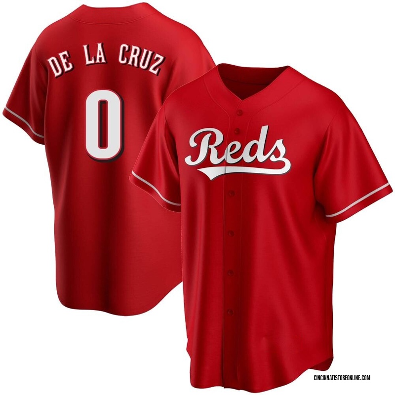 Elly De La Cruz Youth Cincinnati Reds 2023 City Connect Jersey - Black  Replica