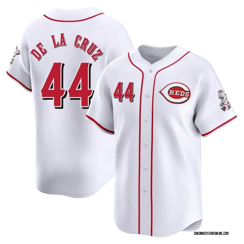 Elly De La Cruz Youth Cincinnati Reds Home Jersey - White Limited