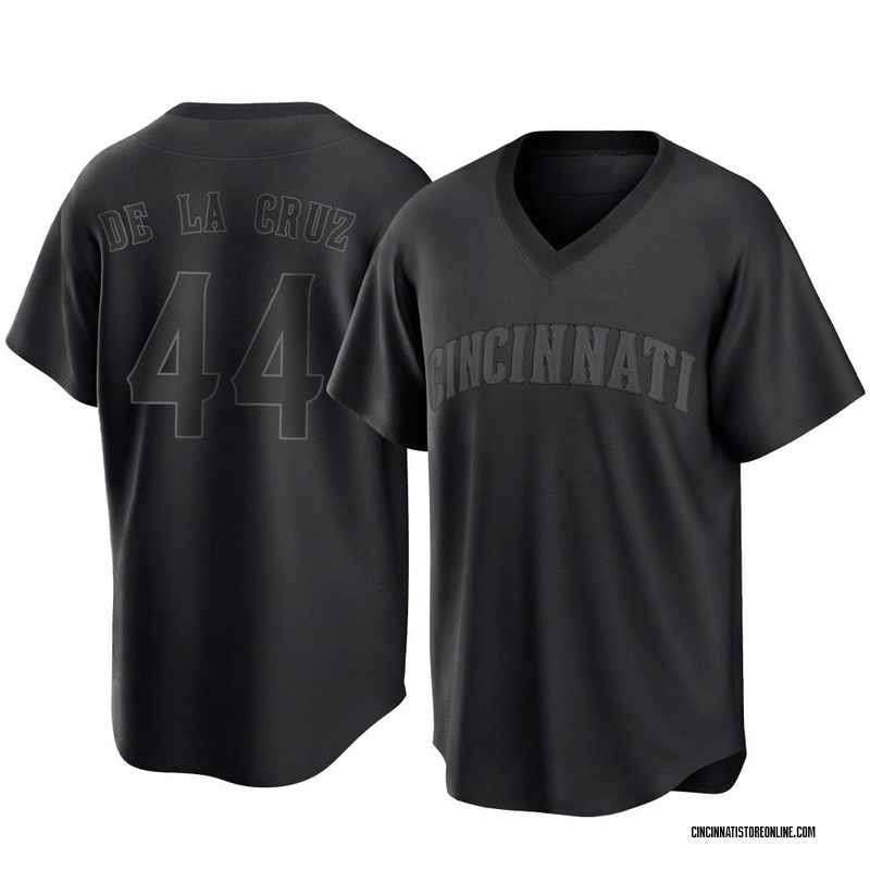 Elly De La Cruz Youth Cincinnati Reds Alternate Jersey - Black