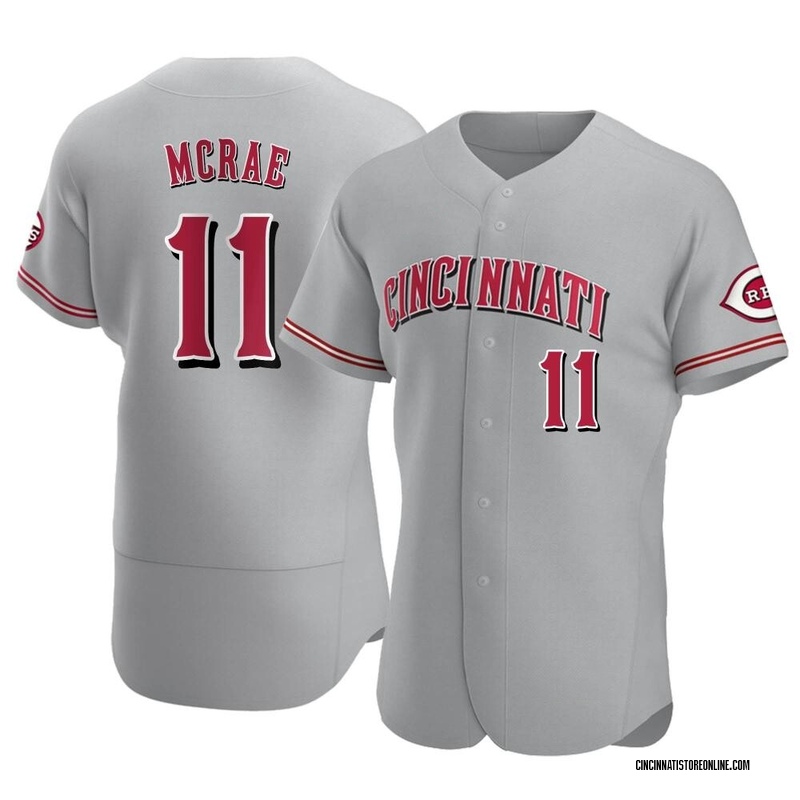 Hal Mcrae Youth Cincinnati Reds Snake Skin City Jersey - Black Replica