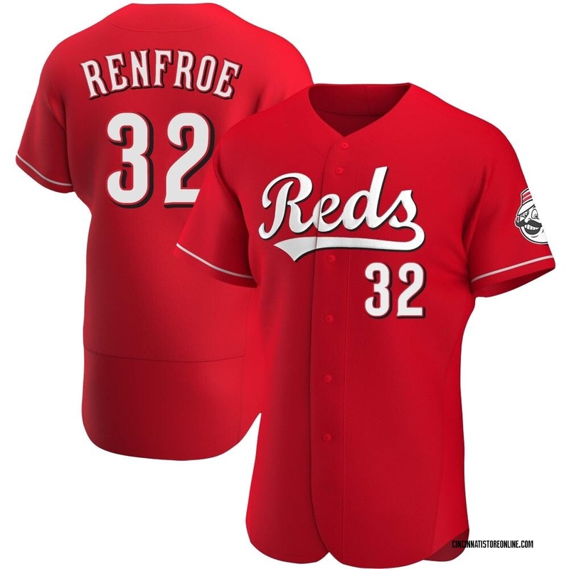 Hunter Renfroe Cincinnati Reds Men's Red Base Runner Tri-Blend T-Shirt 