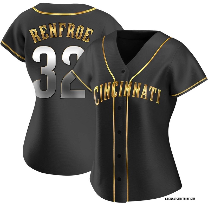 Hunter Renfroe Women's Cincinnati Reds Alternate Jersey - Black