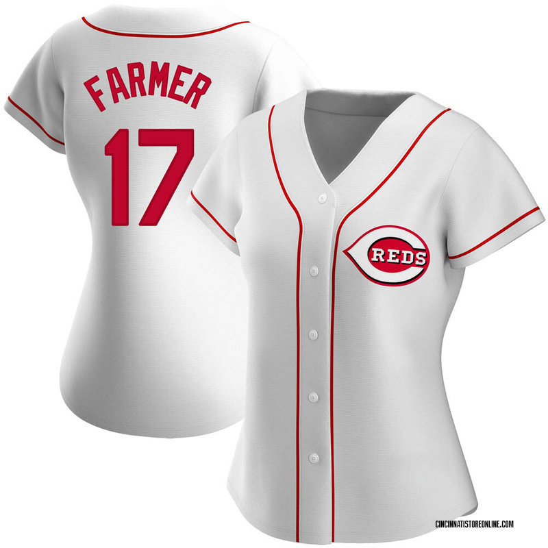 Kyle Farmer Men's Cincinnati Reds Home Jersey - White Replica