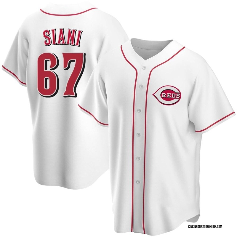 Mike Siani Men's Cincinnati Reds Home Jersey - White Authentic