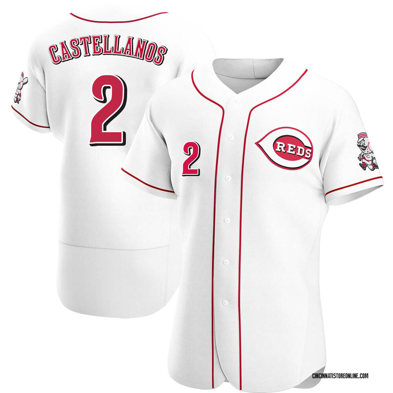 Nick Castellanos Men's Cincinnati Reds Home Jersey - White Replica