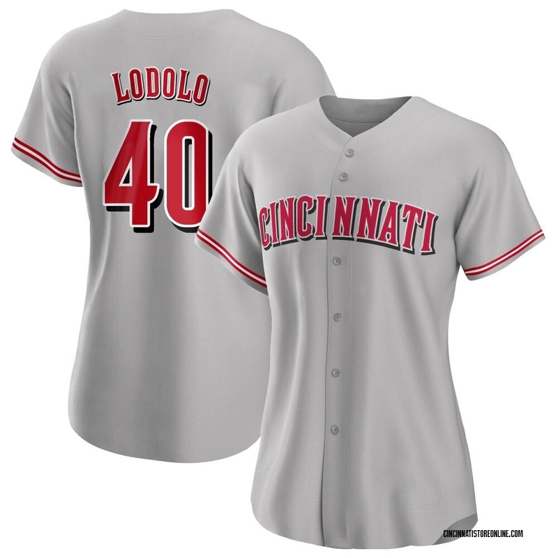 Nick Lodolo Men's Cincinnati Reds Home Jersey - White Authentic