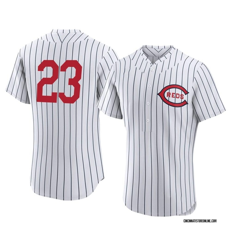 Nick Martini Men's Cincinnati Reds Home Jersey - White Authentic