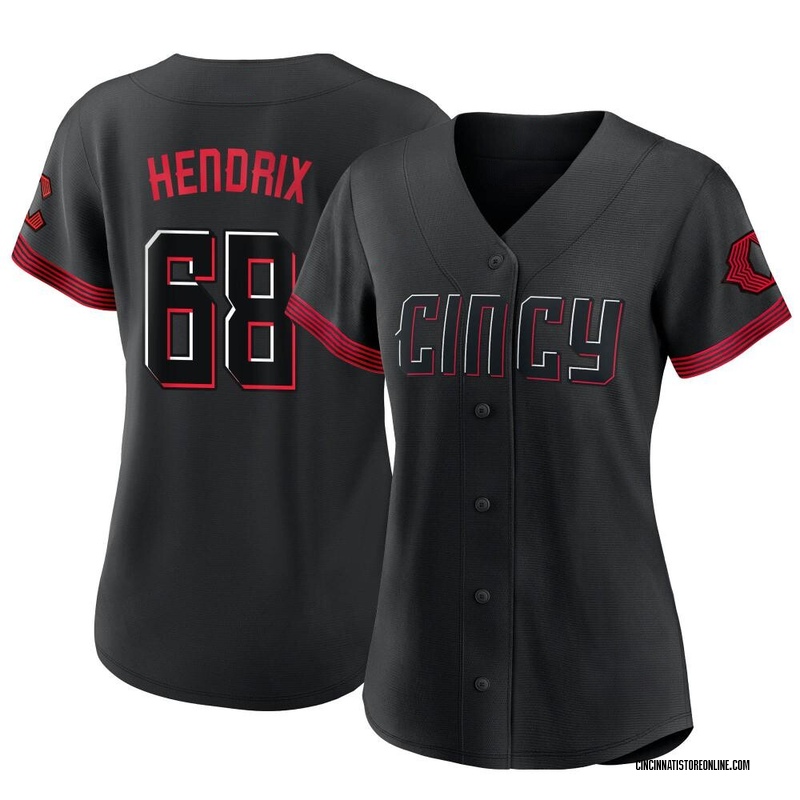 Cincinnati Reds Nike 2023 City Connect Replica Jersey - Black