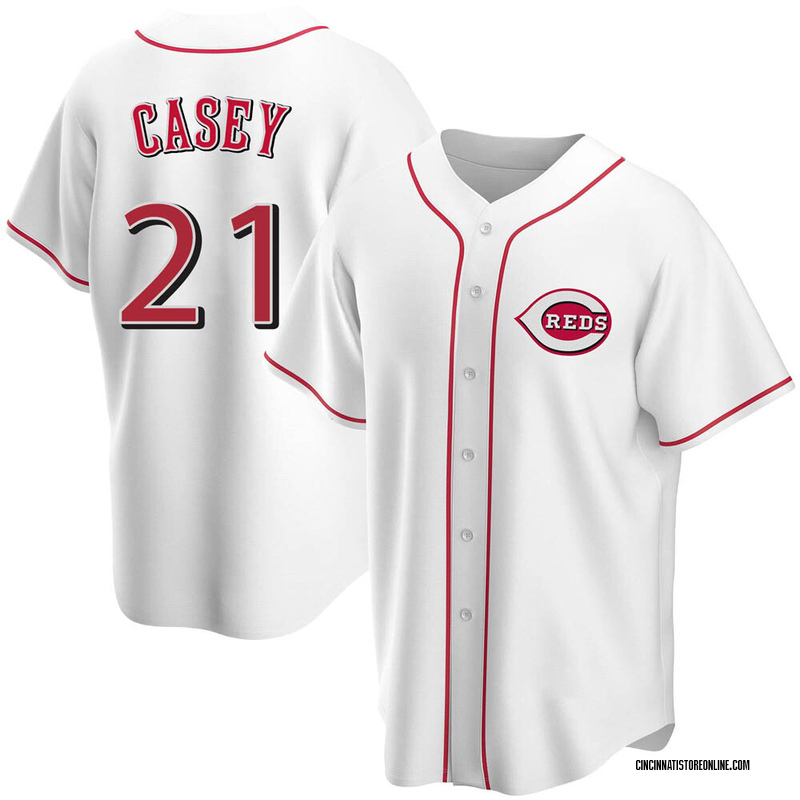 Sean Casey Men's Cincinnati Reds Home Jersey - White Replica