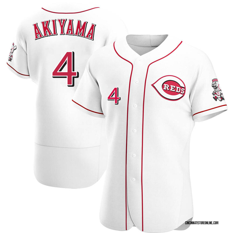 Shogo Akiyama Men's Cincinnati Reds Alternate Jersey - Black