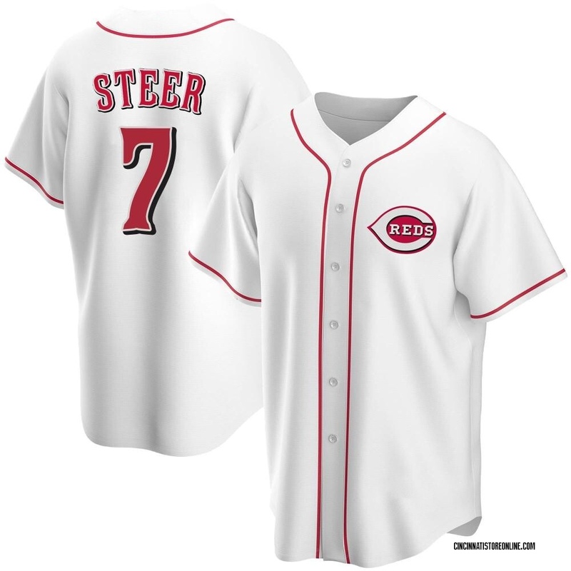 Spencer Steer Cincinnati Reds Lightning retro shirt, hoodie